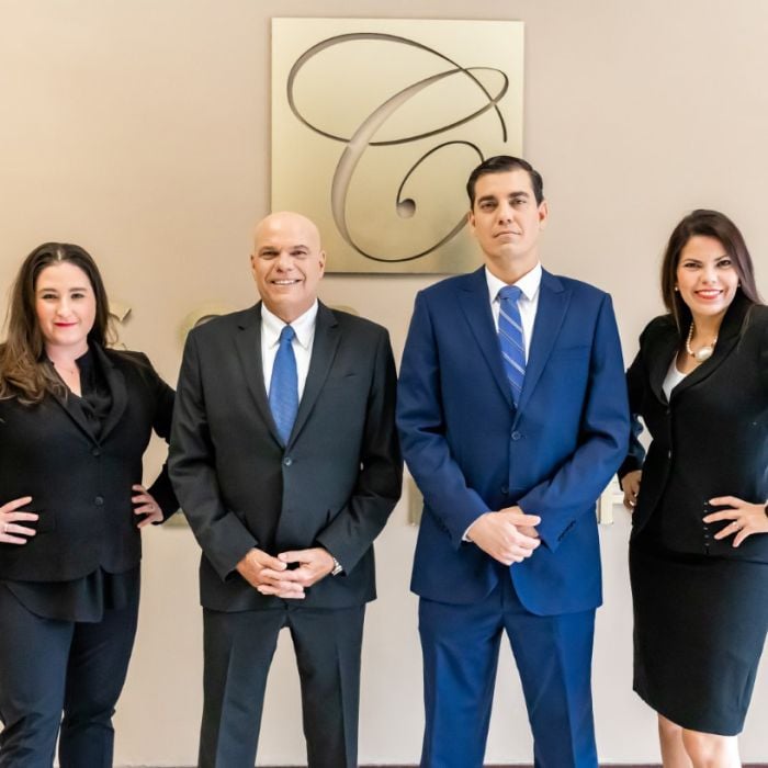 Attorneys Ricardo Corona, Carolina Corona Jamiel, Ricardo M. Corona and Nina Tarafa